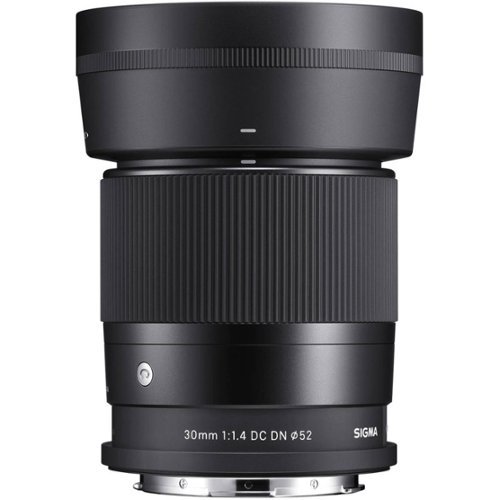 Sigma 30mm f/1.4 DC DN Contemporary Lens for L Mount Black - Best Buy