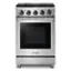 Front. Thor Kitchen - 24 Inch Freestanding Gas Range - Stainless Steel.