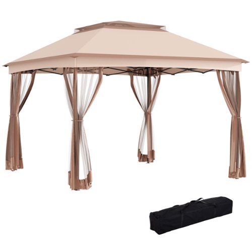 Akikopua APRILSOUL Outsunny 11' x 11' Pop Up Canopy Outdoor Patio