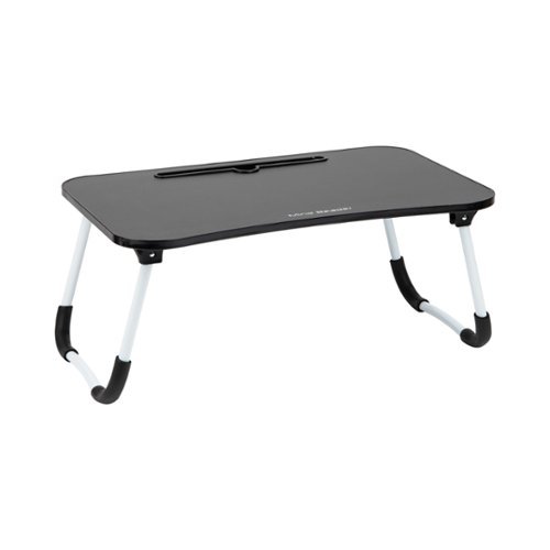 Mind Reader Lap Desk Laptop Stand, Bed Tray, Folding Legs, Couch Table, Portable, MDF , 23.25L x 13.75W x 10.5H - Black WHERE TO BUY