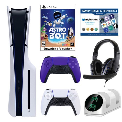 PS5 Slim Astro Bot Console with Accessories, Voucher & Extra DualSense - PlayStation 5-Front_Standard 