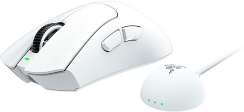 Razer DeathAdder V4 Pro Lightweight Optical Gaming Mouse with 150 Hour Battery - Wireless - White SHOP ONLINE