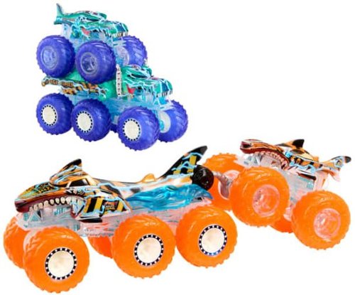 Hot Wheels - Monster Trucks SHARKS VS DINOS MULTIPACK