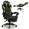 Respawn Products - RESPAWN 110 Pro - Ergonomic Gaming Chair with Footrest, Office Recliner with Lumbar Support and Headrest - Green-Front_Standard