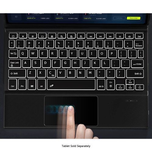 SaharaCase Navigation Series Keyboard Case with Track Pad for Samsung Galaxy Tab S10 FE+ - Black BUY IN MIDDLE EAST