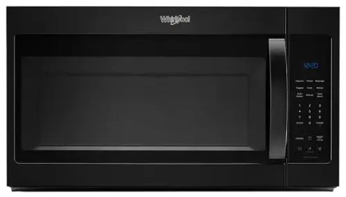 Whirlpool 12:20 Popcorn Potato Beverage Veggies Cook Reheat Defrost Soften Warm 1 2 3 4 5 6 7 8 9 CLOCK 0 POWER CANCEL START +30 sec Technology