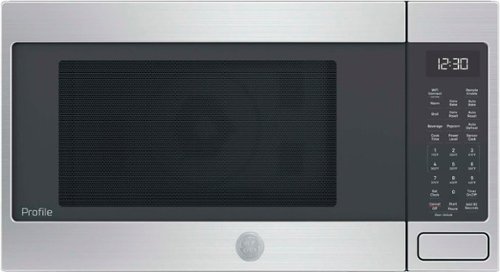 GE Profile - 1.5 Cu.Ft. Convection Countertop Microwave with Sensor Cooking and Scan to Cook Technology - Stainless Steel