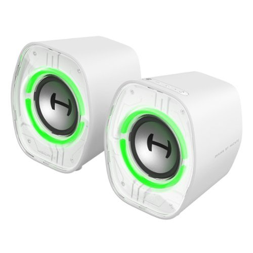 Edifier G1000 II 2.0 Bluetooth Gaming Speakers with RGB Lighting (2-Piece) - White GLOBAL SHIPPING