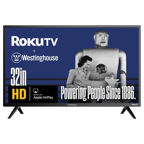 Westinghouse - 32" Smart ROKU TV, HD Flat Screen with Wi-Fi, Bluetooth, Mobile App, AirPlay, Alexa & Google-Front_Standard 