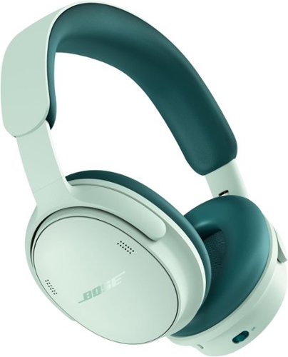 Bose - QuietComfort Headphones (2nd Gen) - Wireless, Over Ear, Active Noise Cancelling, Immersive Audio, USB-C Charging - Dewdrop Mint