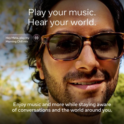 Meta Fury - Smart AI glasses for Women, Men — Meta AI, 12MP Camera, Live Translate — 8+ Hour Battery — Brown Gradient Lenses - Classic Black GLOBAL SHIPPING