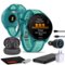Garmin - Forerunner 165 Music GPS Running Watch Aqua Bundle - may vary - (2024)-Front_Standard