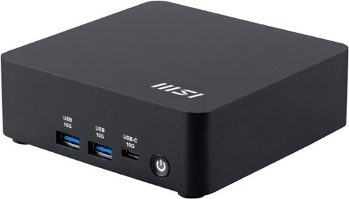 MSI - Cubi NUC AI 1UMG Mini Desktop - Intel Core Ultra 5-125H - 16GB Memory - Intel Arc Graphics - 1TB SSD - Black
