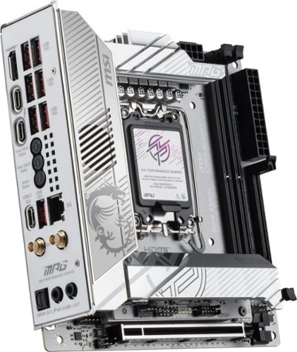 MSI MPG Z890I EDGE TI WIFI (Socket 1851) Intel Z890 Mini-ITX DDR5 Wi-Fi 7 Motherboard - Gray White/Matt WORLDWIDE DELIVERY