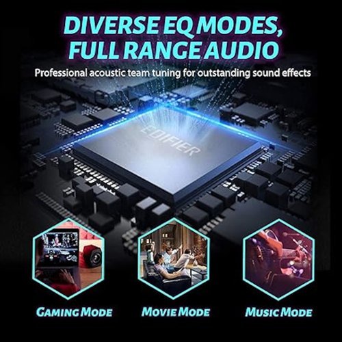 Edifier G2000 2.0 Bluetooth Gaming Speakers with RGB Lighting (2-Piece) - Black WHERE TO BUY