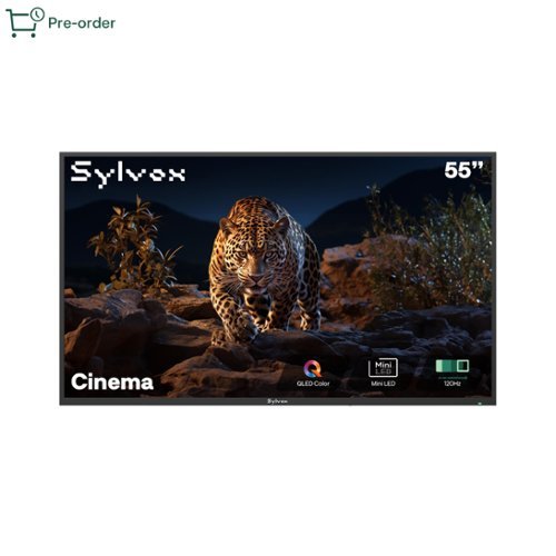 Sylvox - Outdoor TV 55" QLED Mini LED Smart TV, 2000 Nits Full Sun, 120Hz, IP55 Waterproof, Dolby Vision & Atmos(Cinema）-Front_Standard 