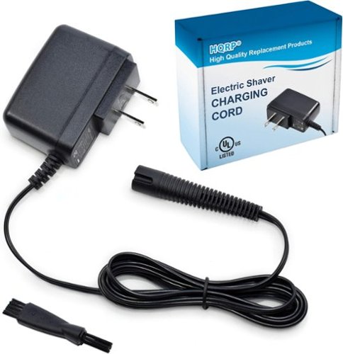 HQRP - 12V Charger for Braun Series 7 9 3 5 1 Series 3 Model 330s-4, 320s-4, 3020s Type 5415 Model 4846 Type 5746 Shaver-Front_Standard 