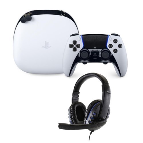 Sony - DualSense Edge Controller with Universal Headset - White-Front_Standard 