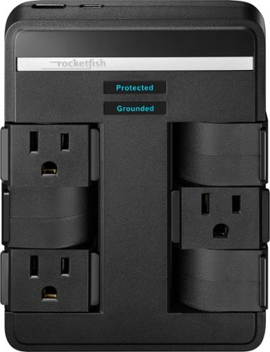 AVISO アビソ J. JOHNSTON ROCKETFISH 6'6 Rocketfish™ 6 Outlet/1 USB/1 USB C Swivel Wall Tap 2,100 Joules