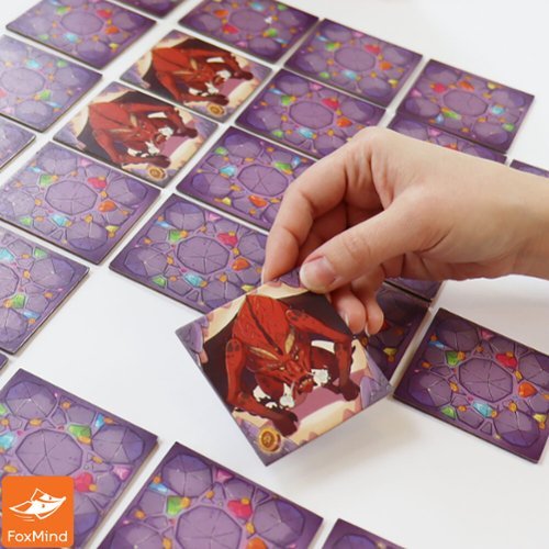 FoxMind Games FoxMind Treasure of the Dragons - Tile Matching Game, Ages 6+, 2-5 Players WHERE TO BUY