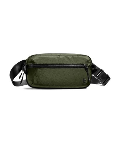 tomtoc - Aviator-T35 2.5L X-Pac Sling Bag with RFID Blocking, Minimalist Crossbody Bag Chest Shoulder Pack for Travel, Everyday - Green-Front_Standard 