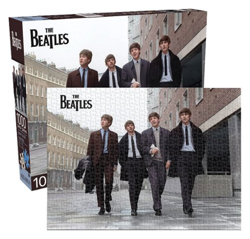  Aquarius - The Beatles Street 1,000-Piece Jigsaw Puzzle - Black/White/Brown