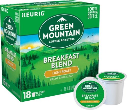  Green Mountain Coffee - Breakfast Blend K-Cup Pods (18-Pack)