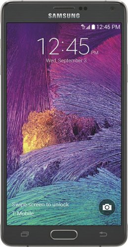  T-Mobile Prepaid - Samsung Galaxy Note 4 4G with 32GB Memory No-Contract Cell Phone - Charcoal Black