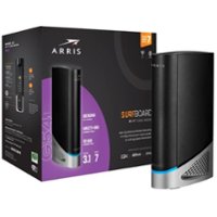ARRIS - Surfboard Wi-Fi 7 Router with DOCSIS 3.1 Cable Modem - Black