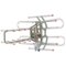 QFX - HD/DTV/UHF/VHF/FM 360° Rotating Outdoor Antenna - Silver-Front_Standard