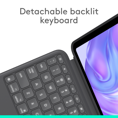 Logitech Combo Touch for iPad Pro 11 inch (Latest Model)(M4 & M5