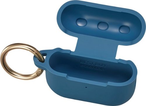 Best Buy essentials™ Silicone Case for Apple AirPods Pro 1st and 2nd Generations - Blue GLOBAL SHIPPING