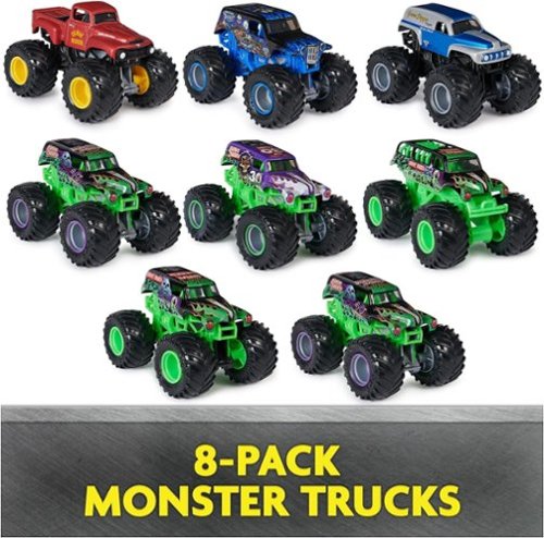 Monster Jam Grave Digger 40th Anniversary 8 Pack Monster Trucks 1