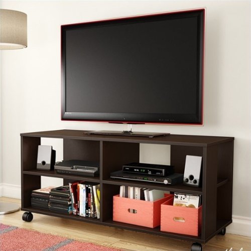  South Shore - Jambory TV Stand/Storage Unit for Flat-Panel TVs Up to 48&quot; - Chocolate