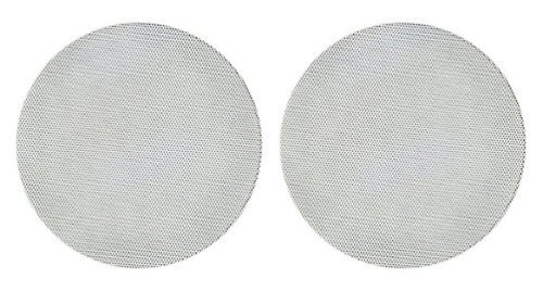 Sonance - GRILLE PS-C63/P63 WHITE - Professional Series 6" Round Replacement Grille for Select Speakers (2-Pack) - Paintable White-Front_Standard 