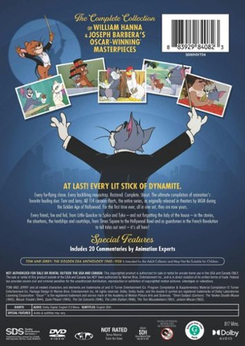 Tom and Jerry: The Golden Era Anthology (1940 1958) DVD [Standard