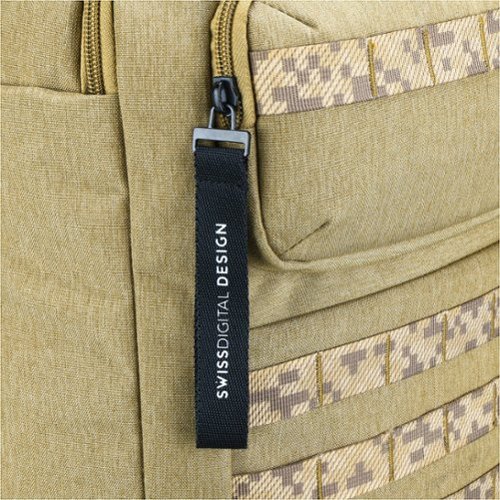 Swissdigital Design BERG Hybrid TSA-Friendly Briefcase With USB Charging Port RFID Protection and Fits Up to 16″ Laptop - Dark Khaki BUY IN DUBAI