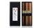Heim Concept - 5 Pair Organic Fancy Hardwood Japanese Reusable Wood Chopsticks - Brown-Front_Standard