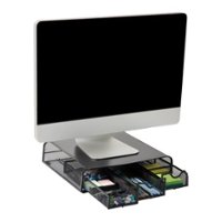 Mind Reader - PC Laptop IMAC Monitor Stand - Black
