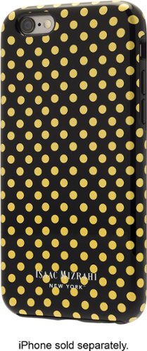  Isaac Mizrahi New York - Hard Shell Case for Apple° iPhone° 6 and 6s - Black/Gold