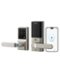 eufy - Smart Lock C33, Wi‑Fi Keypad Lever, Fingerprint & Keyless Entry, Deadbolt, App Control, IP53 Waterproof - Nickel-Front_Standard