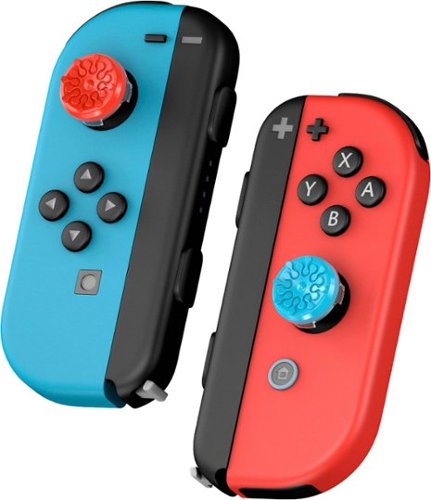KontrolFreek Splash Joycon Thumbsticks - Red/Blue WORLDWIDE DELIVERY