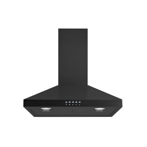 Winflo - 30 inches - Convertible - Wall Range Hood - Black-Front_Standard 