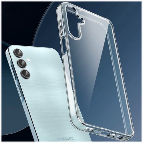 SaharaCase Hybrid-Flex Hard Shell Series Case for Samsung Galaxy A25 5G - Clear GLOBAL SHIPPING