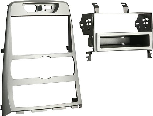 Metra - Dash Kit for Select 2010-2012 Hyundai Genesis DIN - Silver