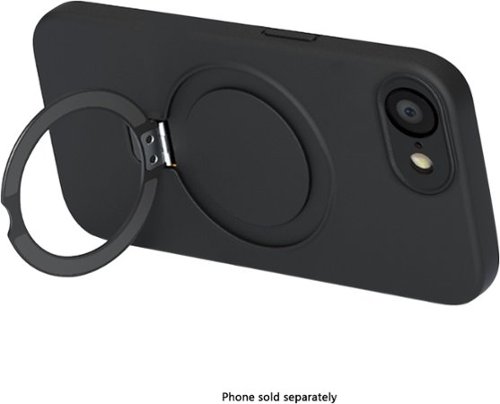 SaharaCase Venture Series Silicone Kickstand Case for Apple iPhone 16e - Scorpion Black GLOBAL SHIPPING