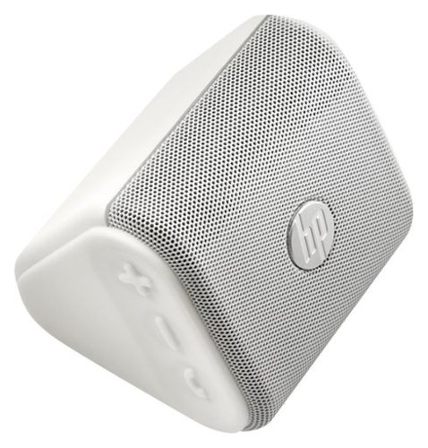 HP - Mini Roar Bluetooth Speaker - White-Front_Standard 