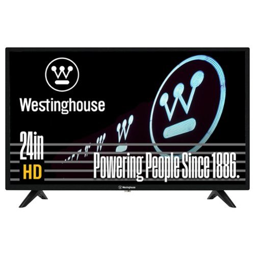 Westinghouse - 24" 720p HD LED Non-Smart TV, Flat Screen with HDMI, USB, VGA, V-Chip, Compatible with Fire Stick, Roku, Apple TV-Front_Standard 