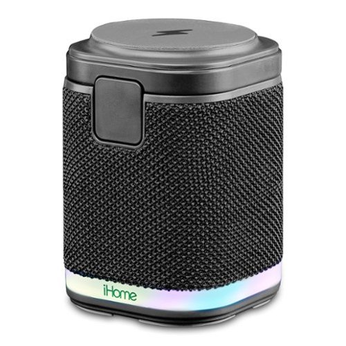 iHome Power Tower Dual Wireless Bluetooth Charging Speaker with Mood Light - Dark Gray SHOP ONLINE