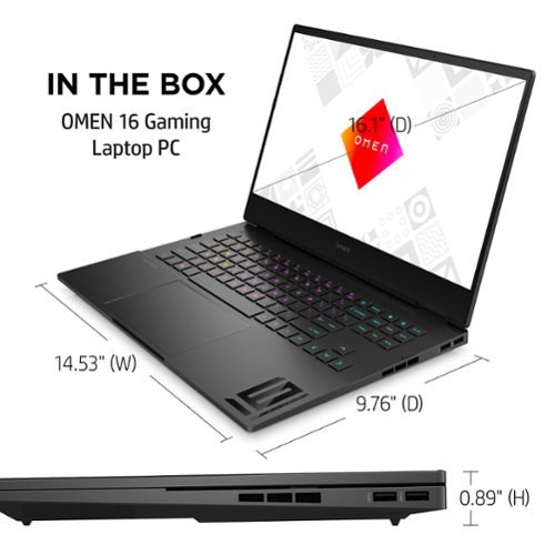 HP OMEN 16.1 Laptop - Intel Core i7-12700H - 16GB Memory - NVIDIA GeForce RTX 3050 Ti - 1TB SSD - Shadow Black BUY IN EUROPE